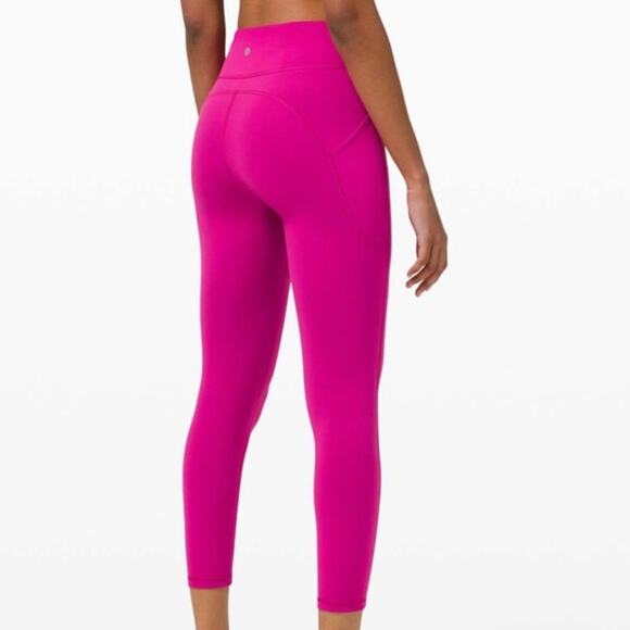 Lululemon Invigorate High-Rise Tight 25” Size 16 Ripened Raspberry Pink - Picture 11 of 11